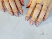 ネイル ドゥ 岡山駅前店(Nail Doux)/スキニーフレンチネイル
