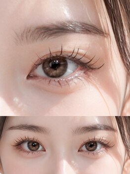 ティアラ(TIARA)の写真/韓国で大人気☆マスカラパーマ(ブラックティント)導入!自まつ毛艶黒エクステはナチュラルもボリュームも◎