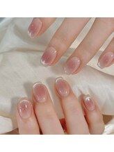 ピュアアンドリッチネイルサロン(Pure&Rich Nail Salon)/チークマグネットフレンチ