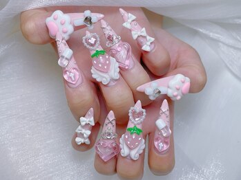 メロディービューティーサロン(Melody)の写真/【チップスカルプ&ジェル150分やり放題¥15980】悩んでしまうほどサンプル多数♪高技術でデザイン性も◎