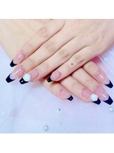 ミニョン(Minyon)/フレンチ♪バラネイル