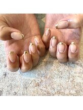 プライベートネイルサロン キャンバス(CANVAS)/ミラーフレンチ