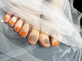 ワンカラー★フットネイル