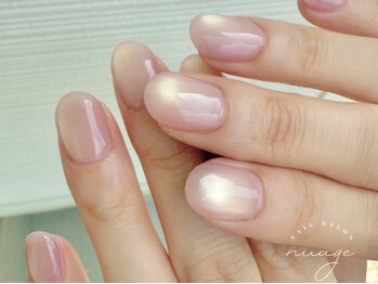 ニュアージュ(nuage)の写真/シンプルな中に華やかさを＊大人可愛い上品デザイン多数☆肌の色が綺麗に見える似合わせカラーをご提案♪