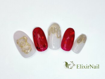 エリクサーネイル 新橋(Elixir Nail)/定額c やり放題/クーポン使用