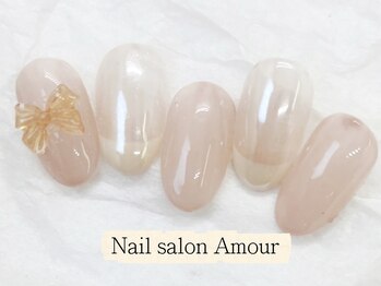 アムールユシマテン 上野湯島店(Amour)/キラキラネイルコース¥6980