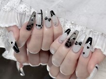 モカ 京橋(moca)/【Risa】チェックネイル