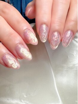キラッキラぷっくりネイル☆