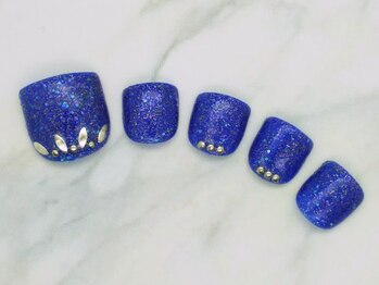ザ アール ネイル カンパニー(the R nail company)/ペディキュア定額アートA￥12650