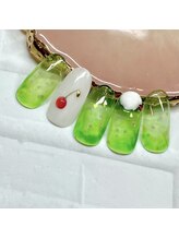 ライト ネイルズ ニシノミヤ(light nails NISHINOMIYA)/クリームソーダ☆