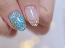 幻之花ネイル/マーメイドネイル