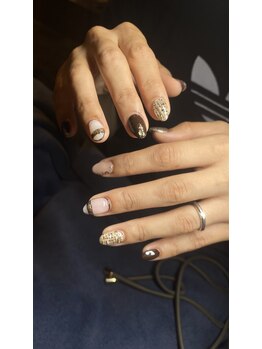 ハジチ(HAZICHI)/ツイードネイル