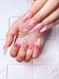 スカルプアート＆パーツ付け放題