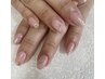 【定額ネイル】水彩フラワーアートデザイン ¥8.800