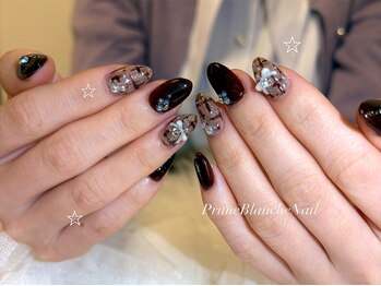 プリュネブランシュネイル(Prune Blanche Nail)/定額デザイン♪♪