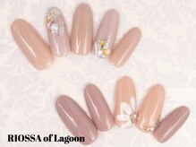 リオッサ オブ ラグーン(RIOSSA of Lagoon)/刺繍×フラワー