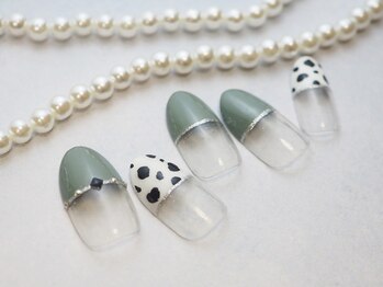 ネイルサロン ブランシュール(Nail Salon Blancheur)/アニマルフレンチネイル