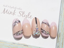 ピンクリボンネイル