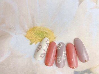 ネイルサロン&スクール ジーナ(GINA)/かわいいお花ネイル