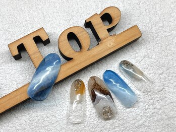 青空マリンネイル