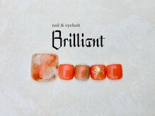 ネイルアンドまつげエクステのお店 ブリリアント 草加(Brilliant)/Foot 　定額9900円コース