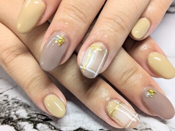 しゅくる/チェックネイル