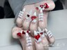【ジェルオフ無料】チップジェルスカルプ付け放題☆16900円【HAND】