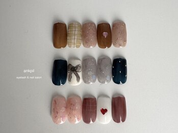 アノカプイル(ankpil)/【2月3月シーズンネイル】