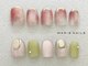 マリーネイルズ 近鉄あべのハルカス店(MARIE NAILS)の写真/★オフ込みニュアンスデザイン¥7700。手足同時施術可♪JNA1級認定講師も在籍！デザイン＆爪の形もご提案♪
