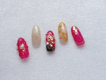 シェリーピンク(cherie pink)/ネイルチップ♪