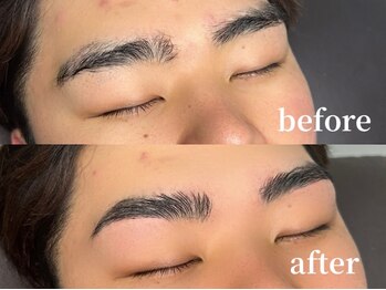 エムズアイブロウ 大阪京橋店(M’sアイブロウ)/メンズハリウッドブロウリフト