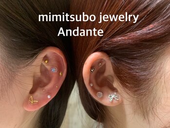 アンダンテ(Andante)/耳ツボジュエリーデザイン♪