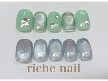 リッシュネイル 新百合ヶ丘店(riche nail)/トレンドデザインコース