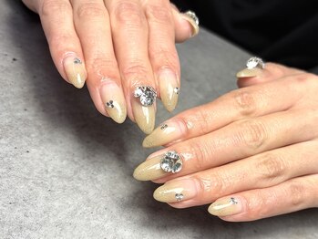 マイビーネイル(MYB NAIL)/卒業式ネイル/キラキラネイル