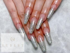 長さだし10本ラメグラデーション