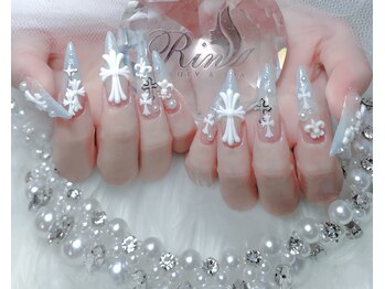 リンネイル 新大久保店(Rin Nail)/#シンプルネイル #つけ放題