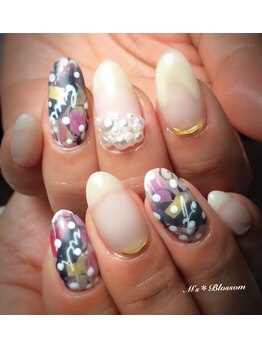 ネイルサロンアンドスクールエムズブロッサム(Nailsalon & school M's Blossom)/ジェルアートやり放題コース