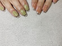 ネイルサロン フィフスアベニュー(Fifth Avenue)/アシメクリアフレンチ