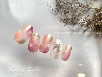 ヴィガー アンド ルックス 白金 目黒(Vigor&Looks)/ニュアンス　暖色系　ゴールド