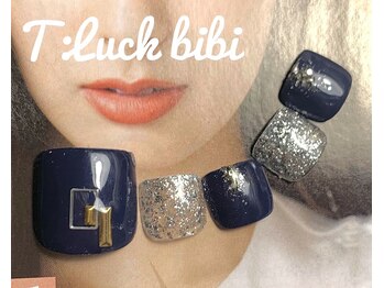 ティーラック ビビ(T:Luck bibi)/【ネイビー×キラキラ】