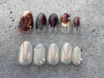 グロウ ネイル(GLOW×NAIL)/シンプル定額 2024年　1月