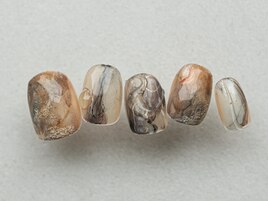 【Art10】質感奥行ネイル