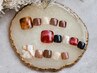 【初回オフ無料】フットネイル☆シンプルアートコース¥9000→¥8000