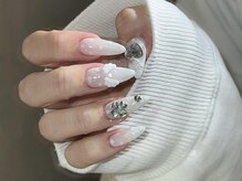 ジェミーネイル エビス(Jemiy nail ebisu)/ドット羽クローバー