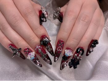 インフィニティ ネイル 大宮店(Infinity Nail)の写真/つけ放題が大人気＊大宮でも良心的な価格！大人気長さだしMAX◎持ち込み・パーツつけ放題!¥14980→¥12980