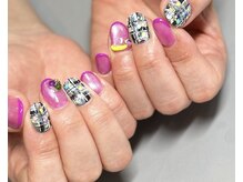 カイヤナイト(Nail Salon Kyanite)/カラフルオリジナルデザイン♪