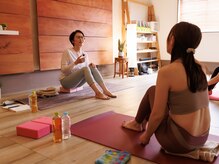 ヨガサロン ひよこの雰囲気（お身体やヨガ経験をヒアリングし、お悩みに合わせ無理なくご案内）