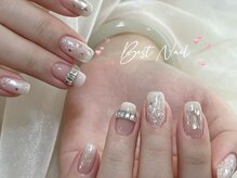 ベストネイル 池袋東口店(Best Nail)/春/桜/スカルプ/いちご/ピンク