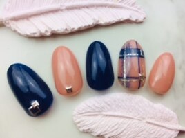 春夏秋冬シンプルネイル