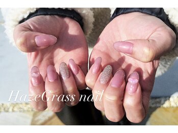 ハズグラスネイル(Haze Grass nail)/フレンチネイル
